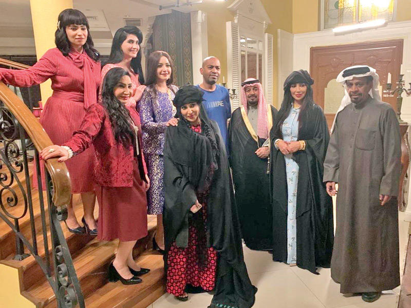 عبدالعزيز الحداد ونجوم مسلسل «بلاغ نهائي»