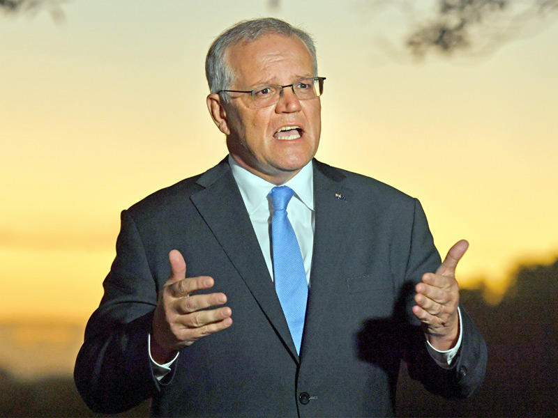 رئيس الوزراء الأسترالي سكوت موريسون