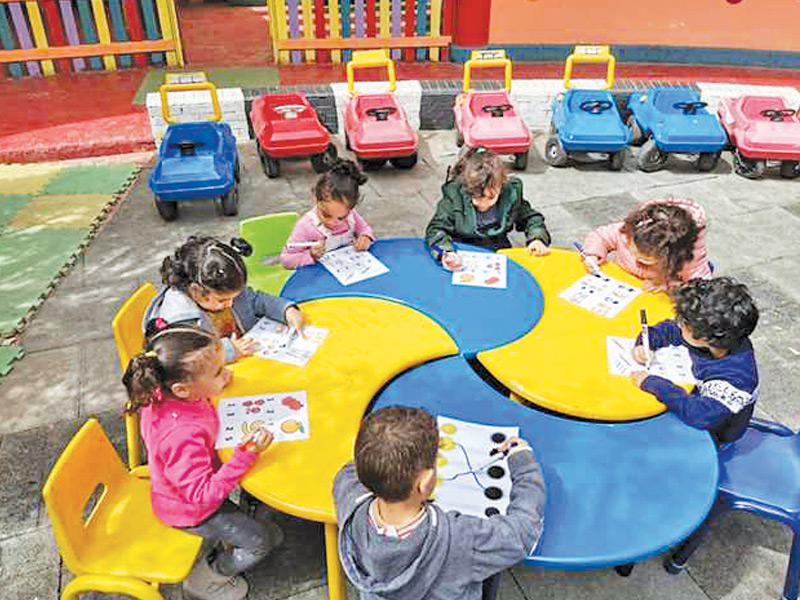 إحدى الحضانات في المناطق السكنية