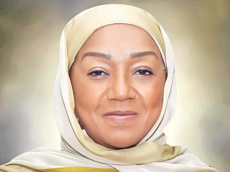 الوكيلة المساعدة للشؤون القانونية في وزارة الشؤون هناء الهاجري 