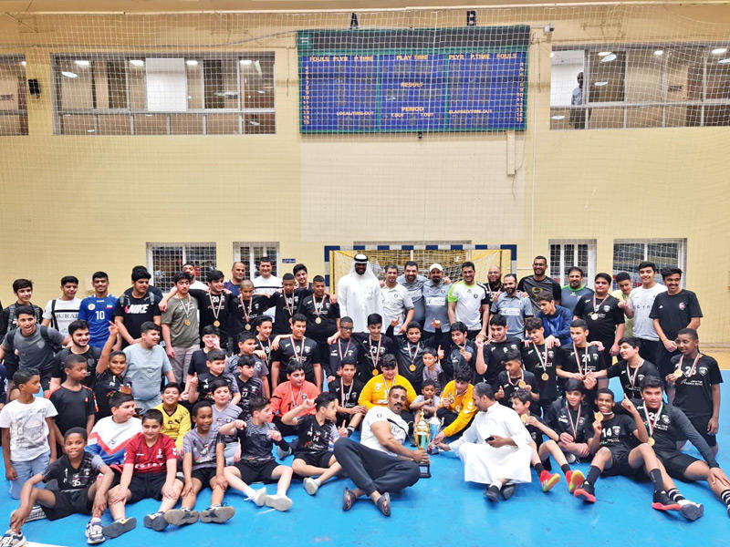 فريق براعم القرين المتوج بالكأس