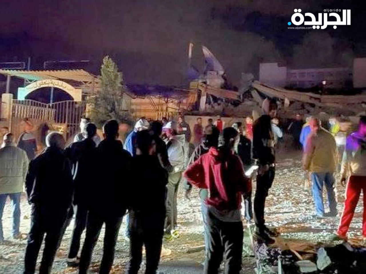 جانب من الانفجار