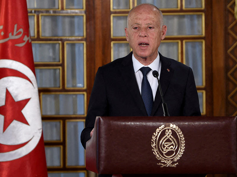 الرئيس التونسي قيس سعيد