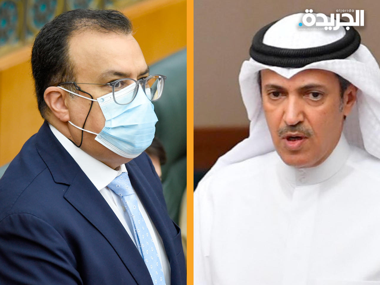 النائب خالد العتيبي ووزير الصحة خالد السعيد