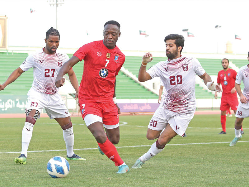 جانب من لقاء سابق بين الكويت والنصر