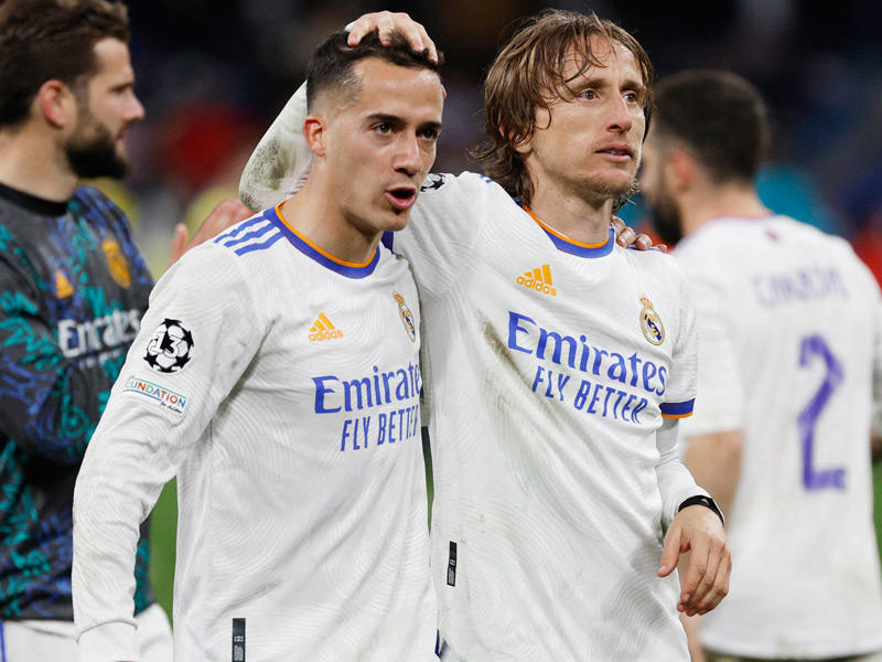 لوكا مودريتش لاعب وسط ريال مدريد الإسباني والجناح الايمن لوكس فاسكيز