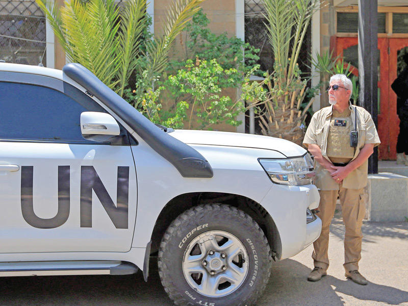 جندي من قوات الدولية اليونيفيل