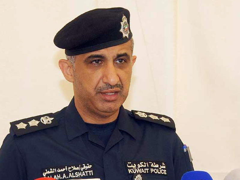 مدير الإدارة العامة للشؤون القانونية في وزارة الداخلية العقيد حقوقي صلاح الشطي 