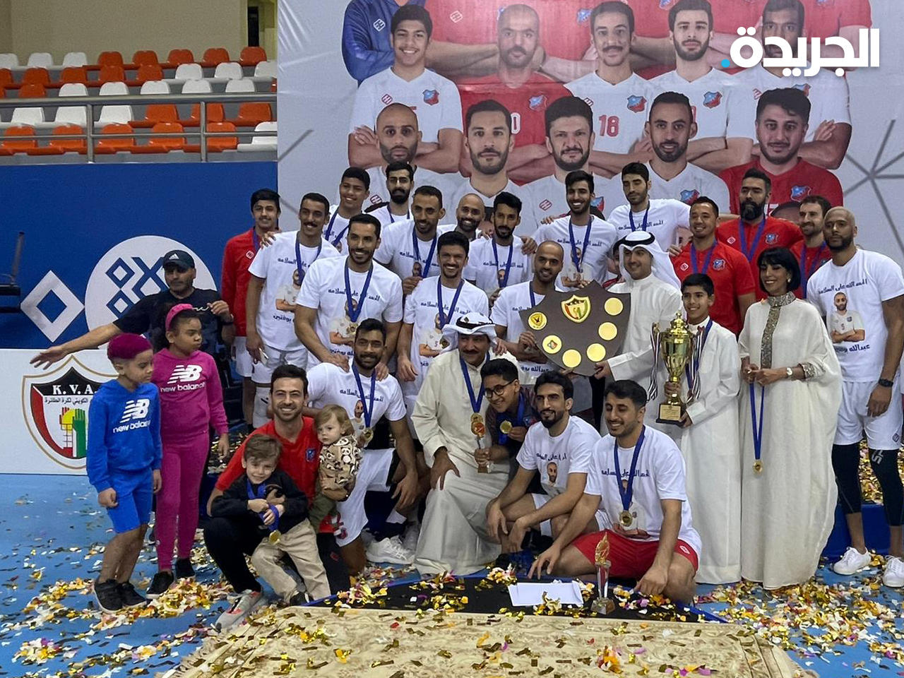 الكويت يتوج رسمياً بلقب دوري الطائرة