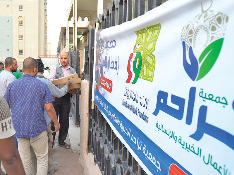 جمعية تراحم للأعمال الخيرية تنفذ «إفطار الصائم» بالتعاون مع «الأوقاف»