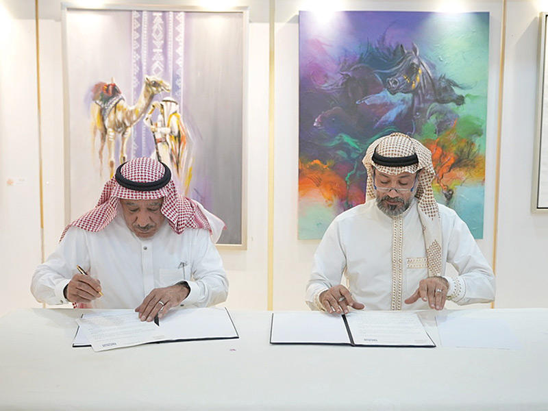 من أجواء توقيع الاتفاقية