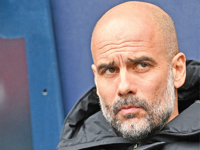 غوارديولا المدير الفني لمانشستر سيتي