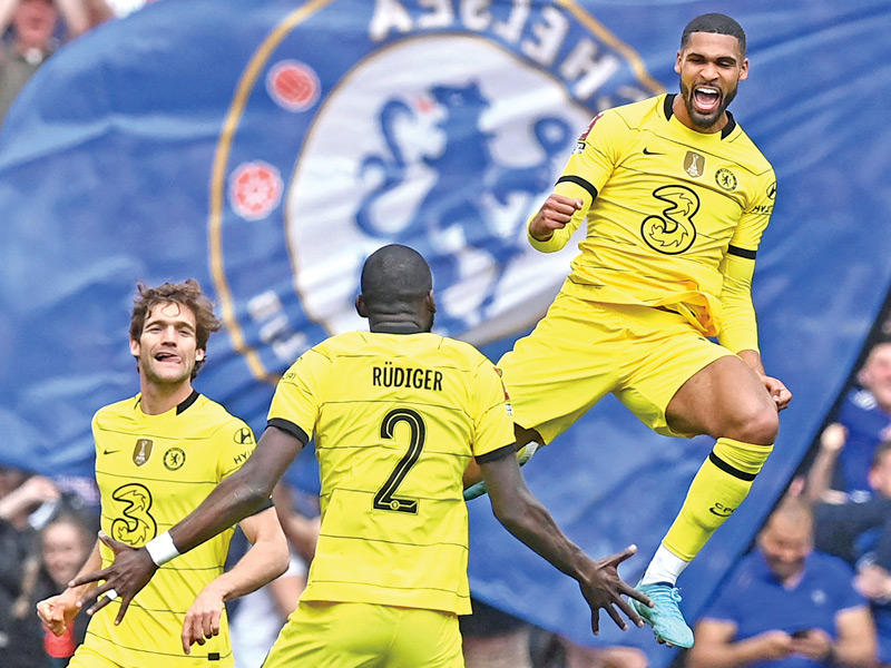 لوفتوس تشيك نجم تشلسي يحتفل بهدفه