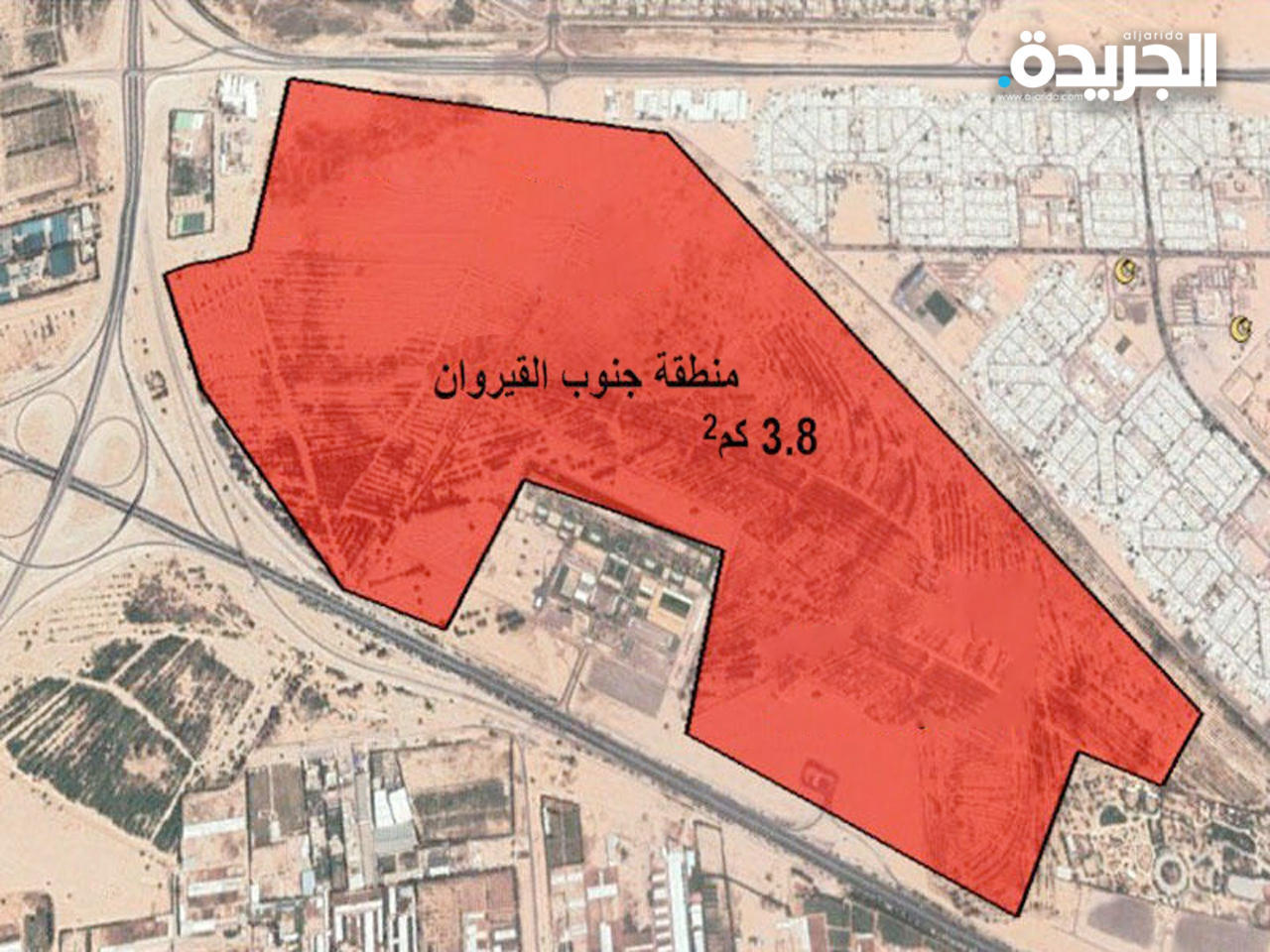 موقع مشروع جنوب القيروان