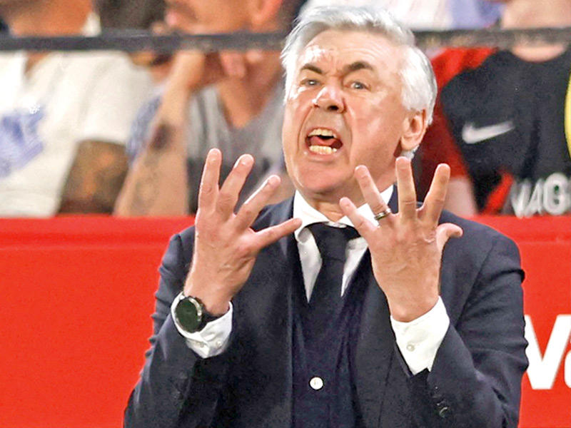  مدرب ريال مدريد كارلو أنشيلوتي