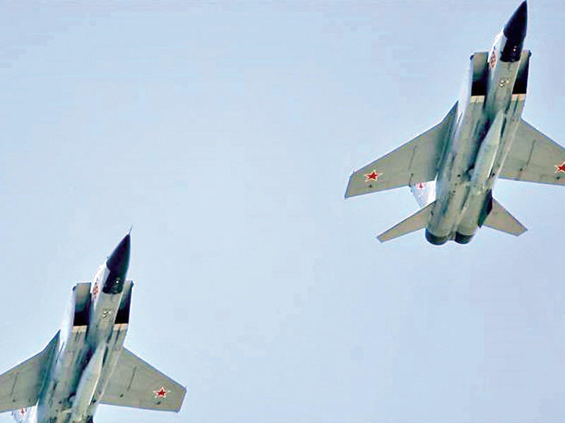 اختراق مقاتلات روسية وصينية منطقة تحديد الدفاع الجوي
