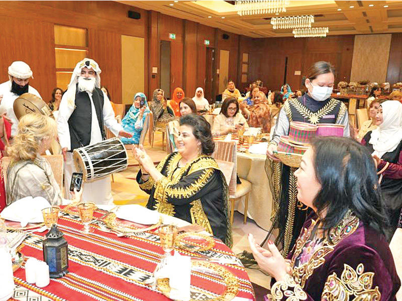 جانب من غبقة «المرأة الدبلوماسية»