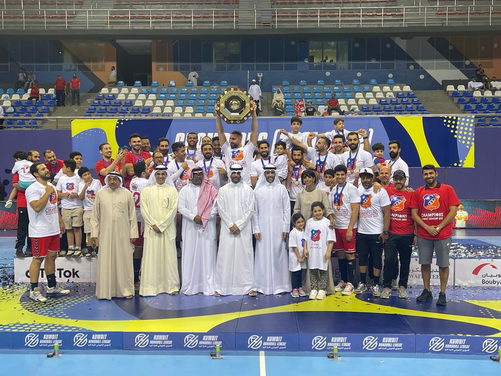 الكويت بطل دوري اليد للمرة الثانية عشر