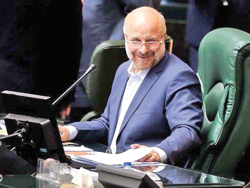 رئيس المجلس محمد باقر قاليباف