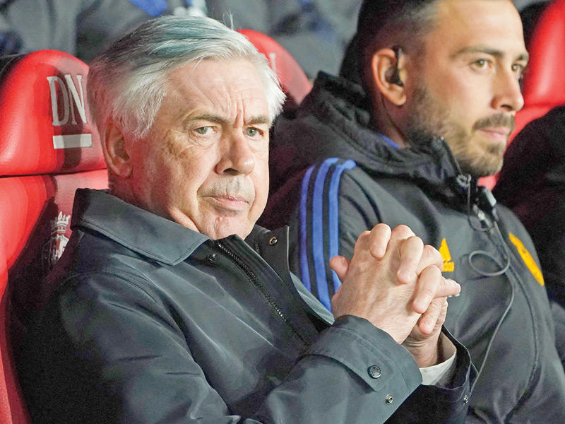  المدير الفني لريال مدريد  كارلو أنشيلوتي