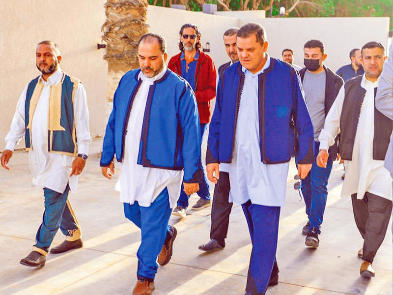 رئيس حكومة الوحدة الوطنية الليبية عبدالحميد الدبيبة 