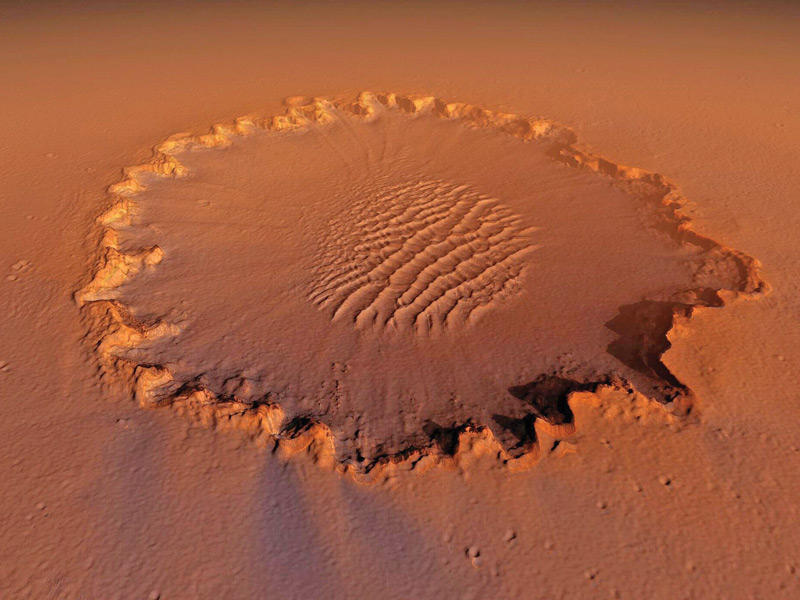 بصمة إنسان على سطح المريخ