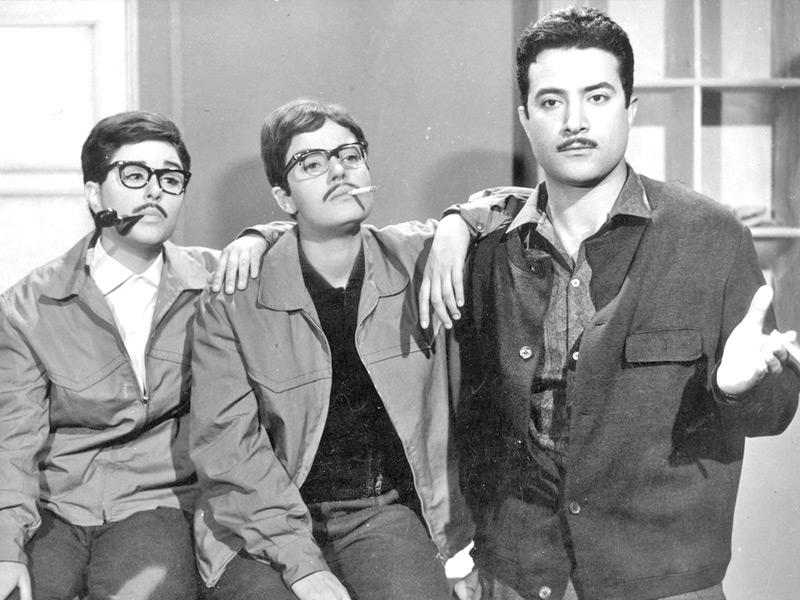  نجم الدراما المصرية يوسف شعبان مع سعاد حسني ونادية لطفي في فيلم «للرجال فقط»