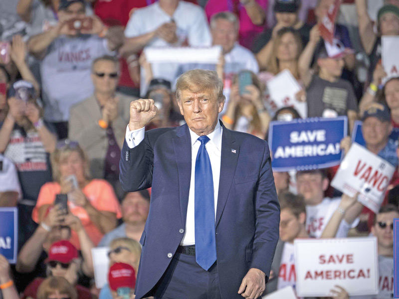 الرئيس الأميركي السابق دونالد ترامب