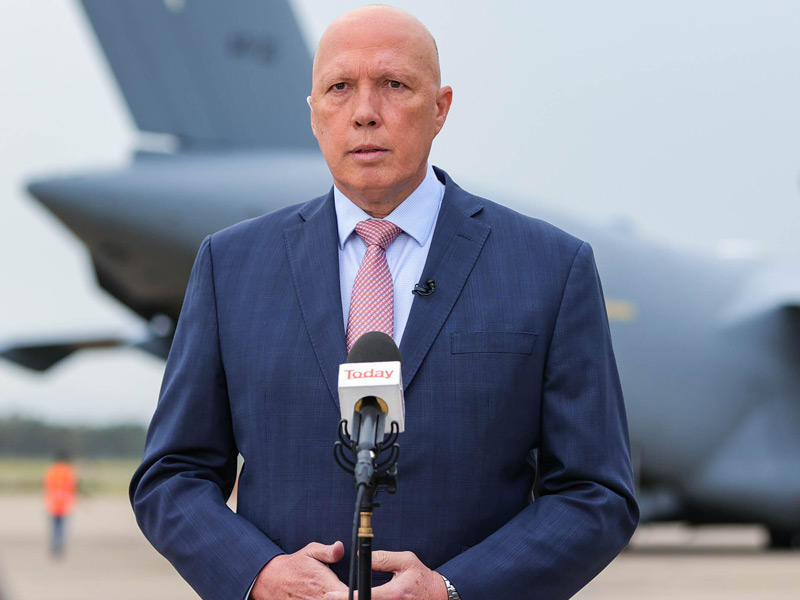 وزير الدفاع الأسترالي بيتر داتون