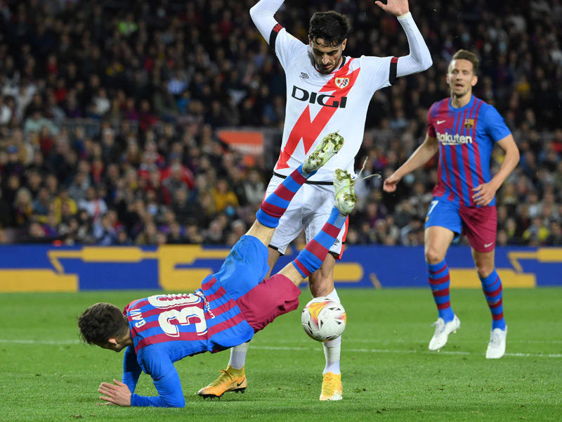 سقط برشلونة للمرة الثانية أمام رايو فايكانو