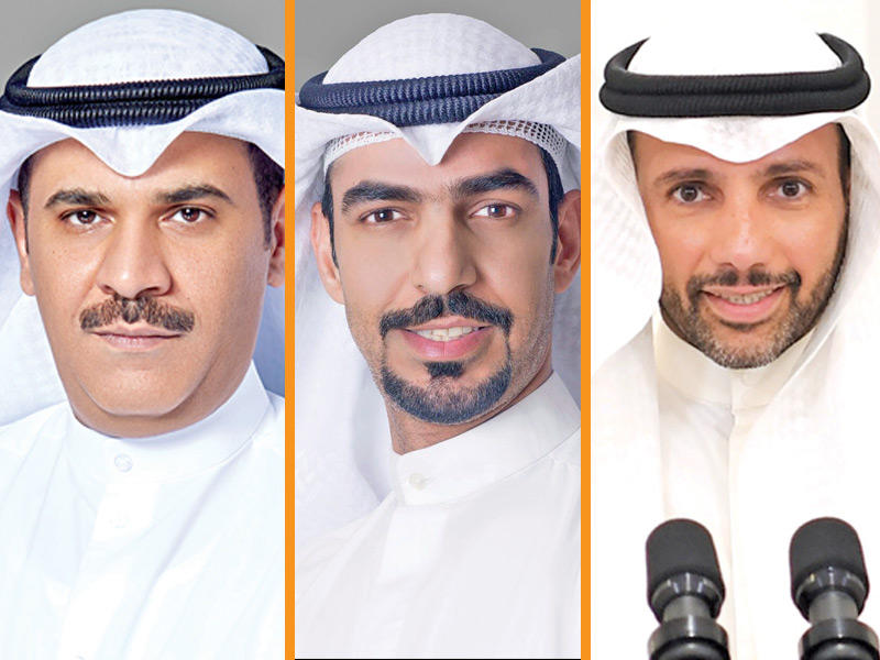 مرزوق الغانم  - علي القطان - مساعد العارضي