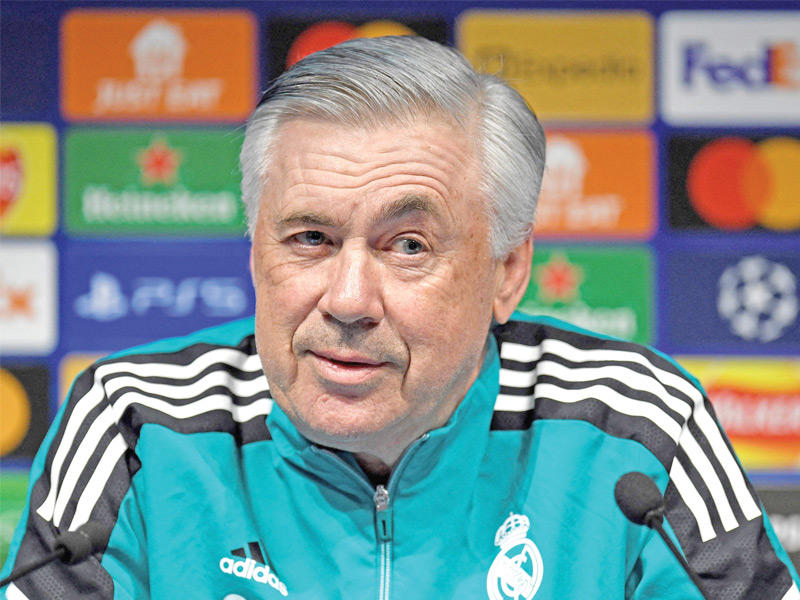 المدير الفني لريال مدريد الإسباني الإيطالي كارلو أنشيلوتي،