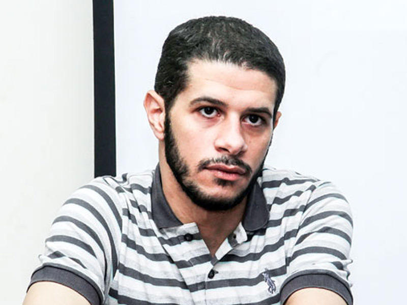 الناشط الناصري الشاب حسام مؤنس بعد اطلاق سراحة