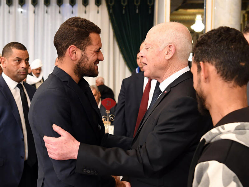 الرئيس التونسي قيس سعيّد