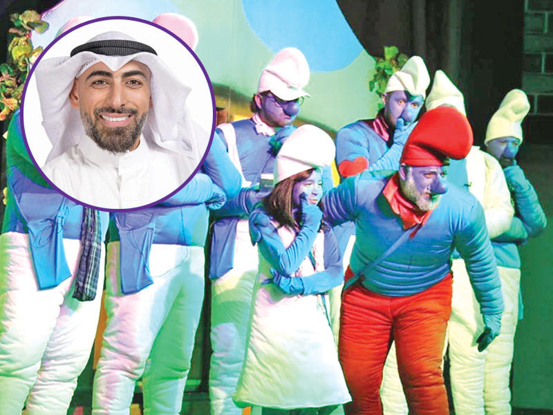 الفنان بشار عبدالله في «حكاية سنفور»