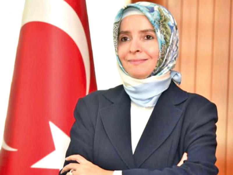 السفيرة التركية لدى البلاد عايشة كويتاك 