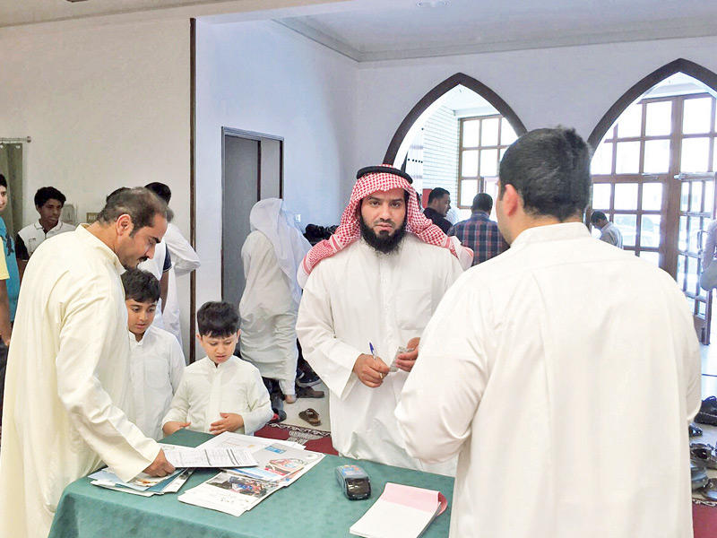 جانب من التبرعات الخيرية