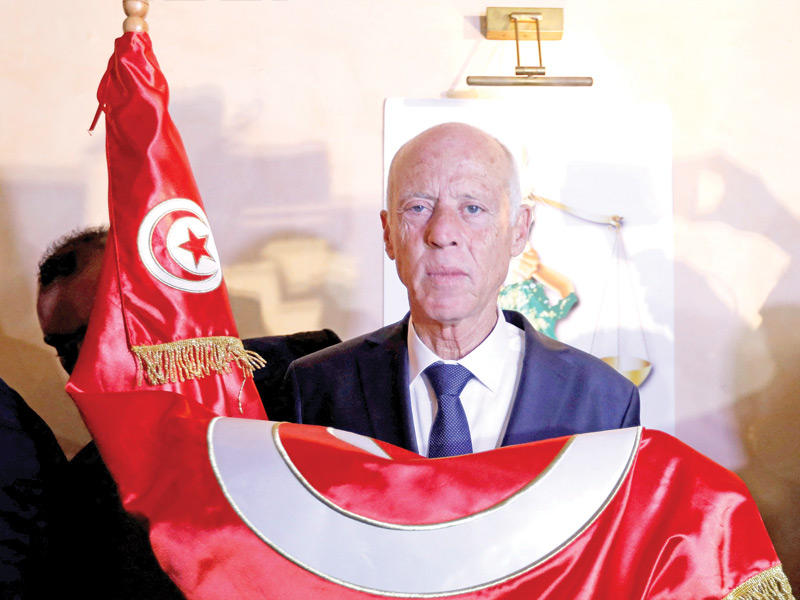 الرئيس التونسي قيس سعيد