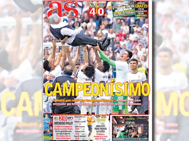 غلاف صحيفة «اس»