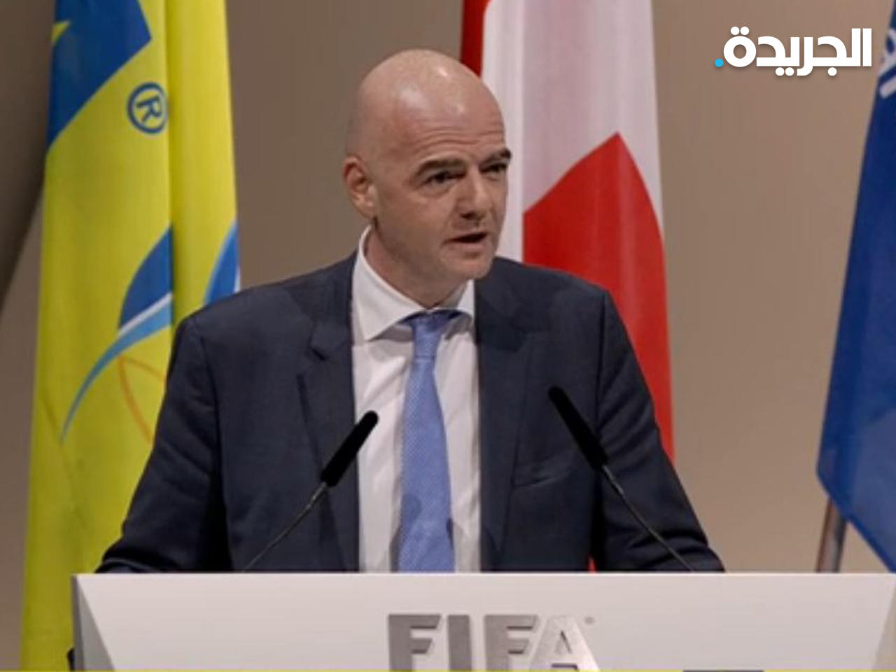 رئيس الاتحاد الدولي لكرة القدم جاني إنفانتينو