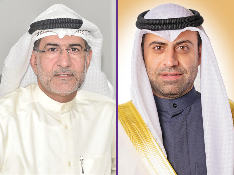  وزير الإعلام والثقافة، د. حمد روح الدين، والأمين العام للمجلس الوطني للثقافة والفنون والآداب بالإنابة، د. عيسى الأنصاري