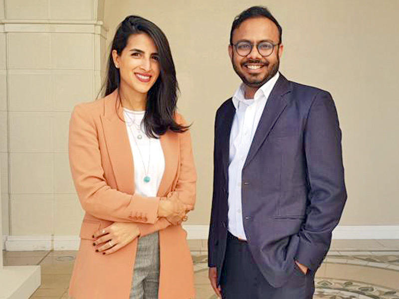 مؤسسا «سبير» دلال الريس وسوراب شاه