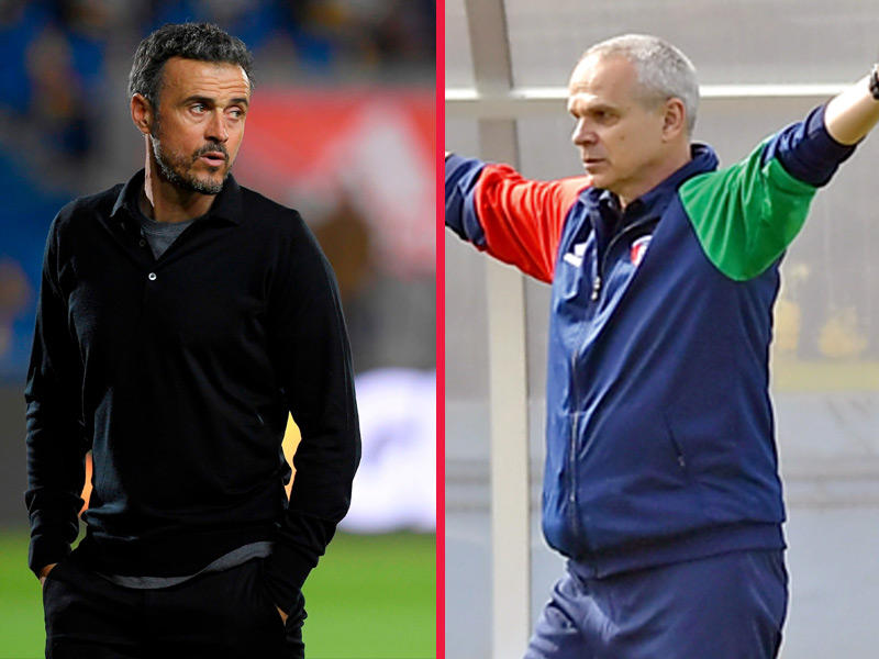 المدرب التشيكي فيتزلاف لافيكا -لويس انريكي