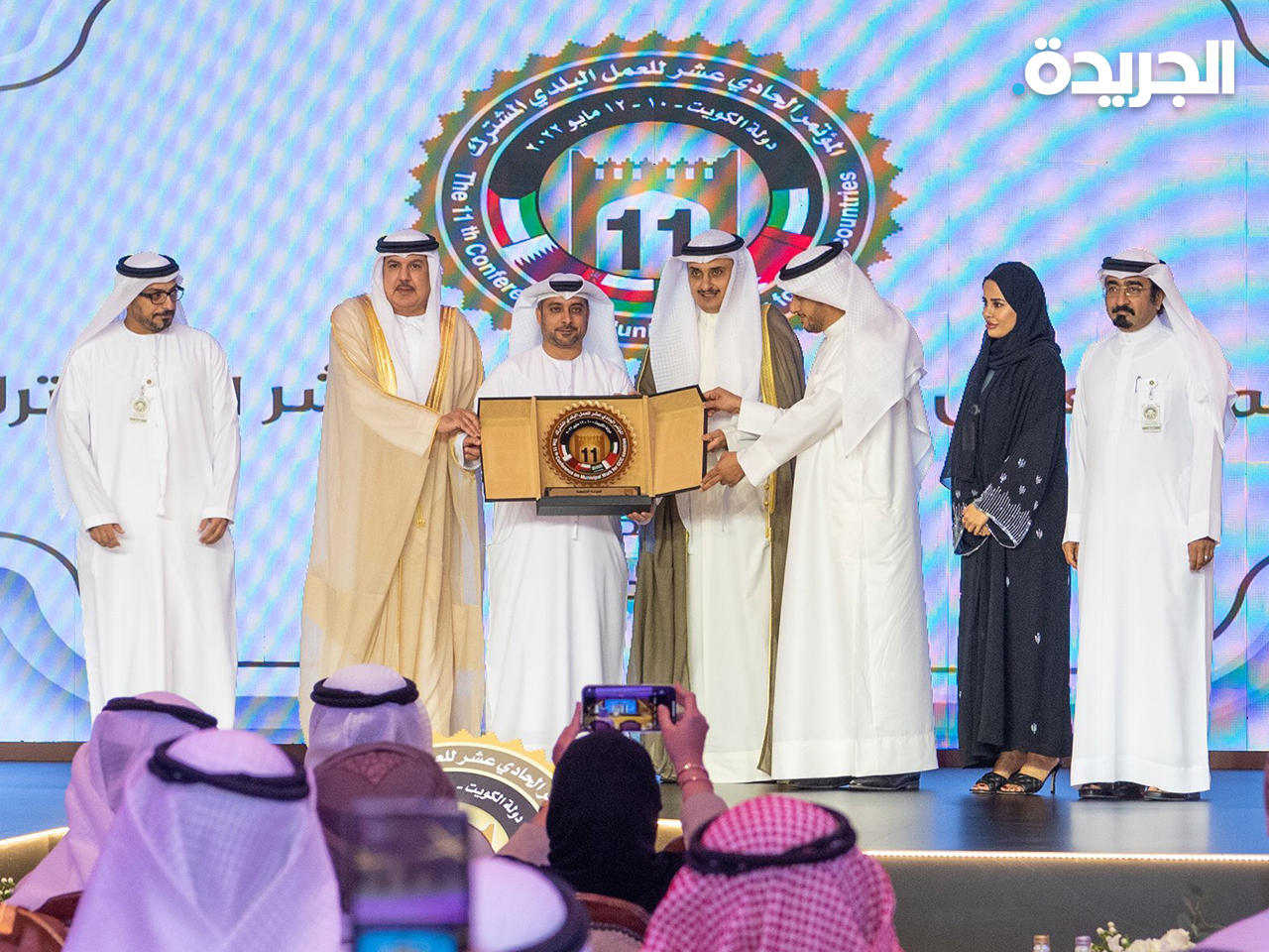 مدير عام بلدية الكويت أحمد المنفوحي خلال افتتاح المؤتمر