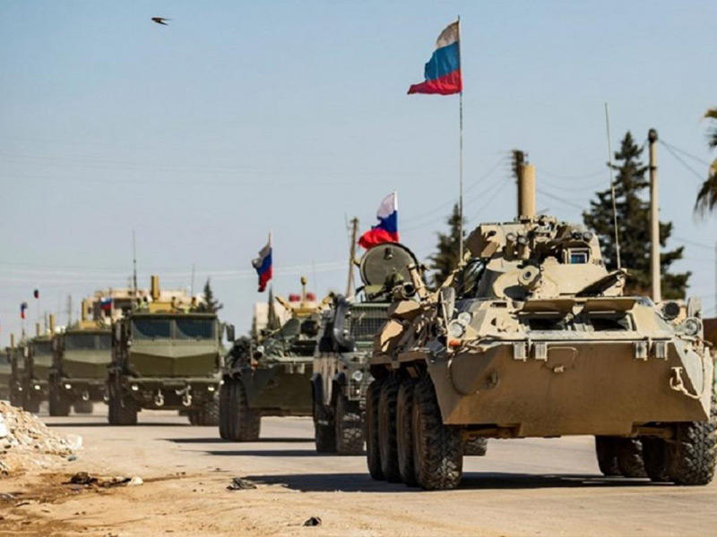 آليات عسكرية روسية في سوريا