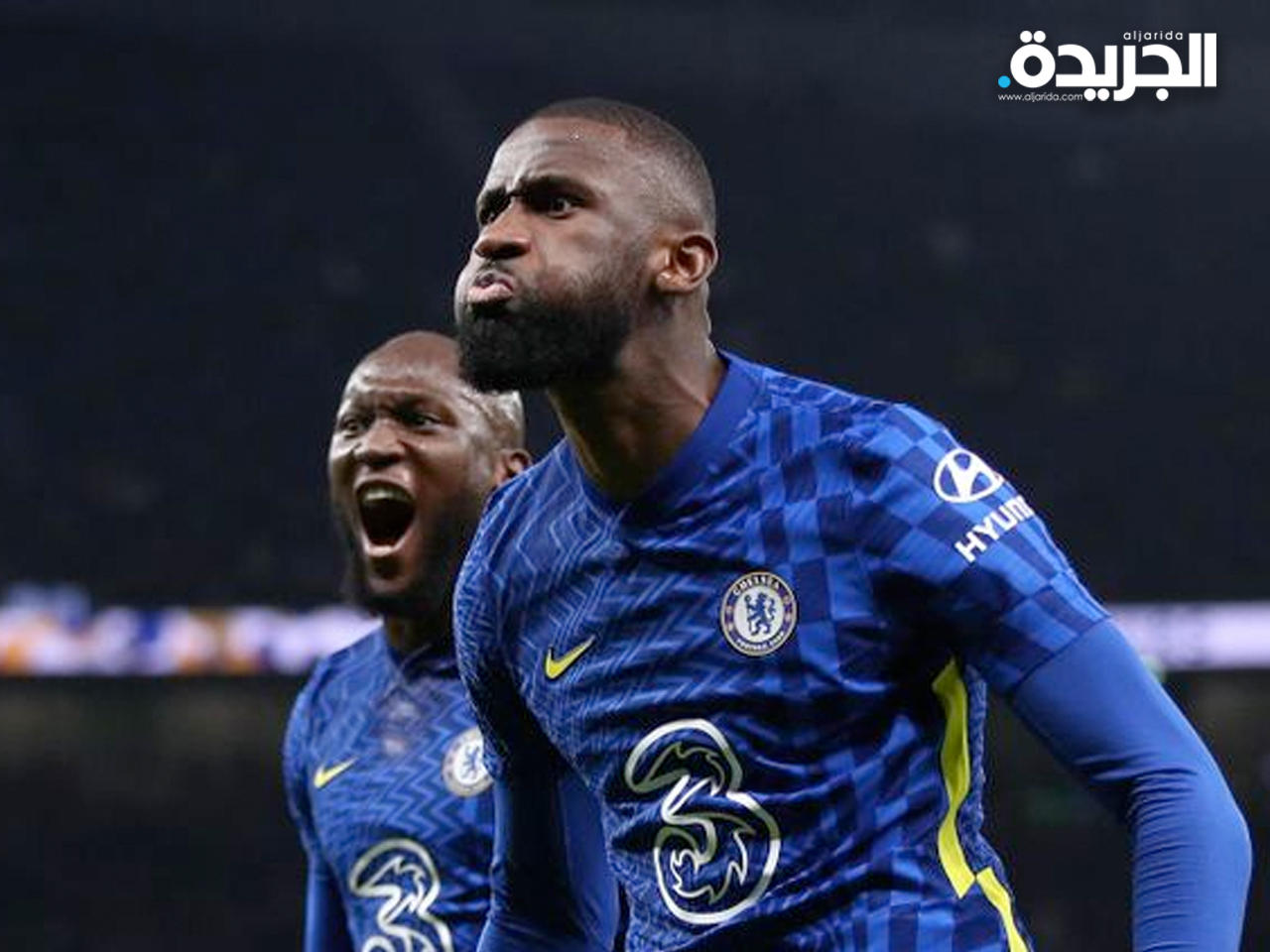 أنتونيو روديغر محتفلاً بأحد أهدافه