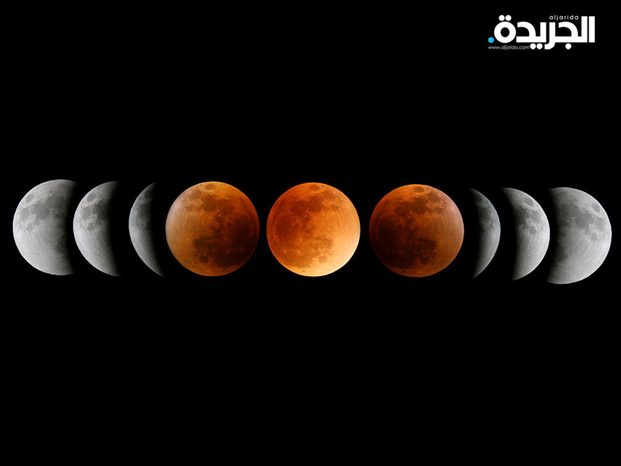 العالم يشهد خسوفاً كلياً للقمر 16 الجاري