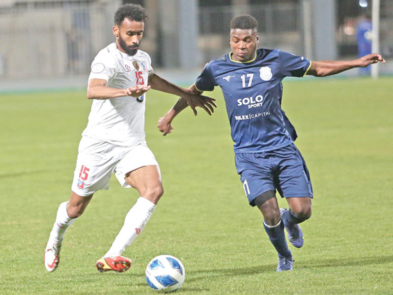  مهاجم نادي اليرموك الكولمبي كارلوس ريفاس