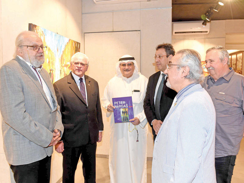 هايدوشيك وموزا مع ضيوف المعرض