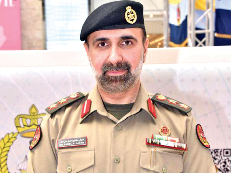 مدير الشؤون القانونية في هيئة الخدمة الوطنية العسكرية العقيد د. فضل صفر 